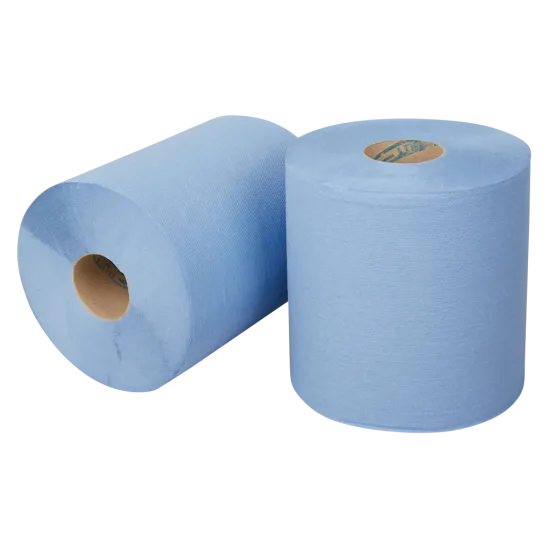 Handdoekrol Midi Centerfeed 1 laags 19cm 300m blauw
