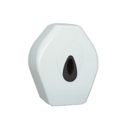 Mini Jumbo Toiletrol dispenser Kunststof Wit
