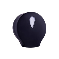 Maxi Jumbo Toiletrol dispenser 100% Recycled Kunststof Zwart