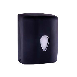 Midi Handdoekrol dispenser Zwart 100% Recycled Kunststof