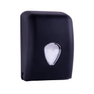 Vouwhanddoek dispenser 100% Recycled Kunststof Zwart