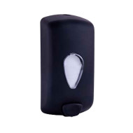 Zeep dispenser Navulbaar 100% Recycled Kunststof Zwart 1000 ml