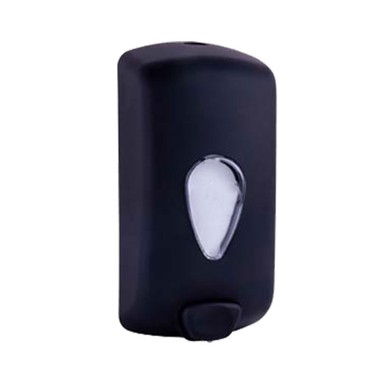 Zeepdispenser Navulbaar 100% Recycled Kunststof Zwart 1000 ml Zeepdispenser Navulbaar 100% Recycled Kunststof Zwart 1000 ml