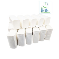 Handdoeken Multifold X EU Ecolabel 2-Laags | H2 | 20.5 x 24 x 8 cm | 20 x 153 doeken