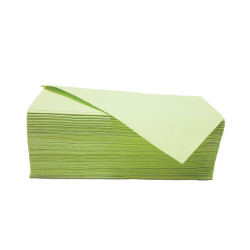 Handdoeken Z gevouwen Groen 2-laags 23x25 cm | 20 x 160 doeken