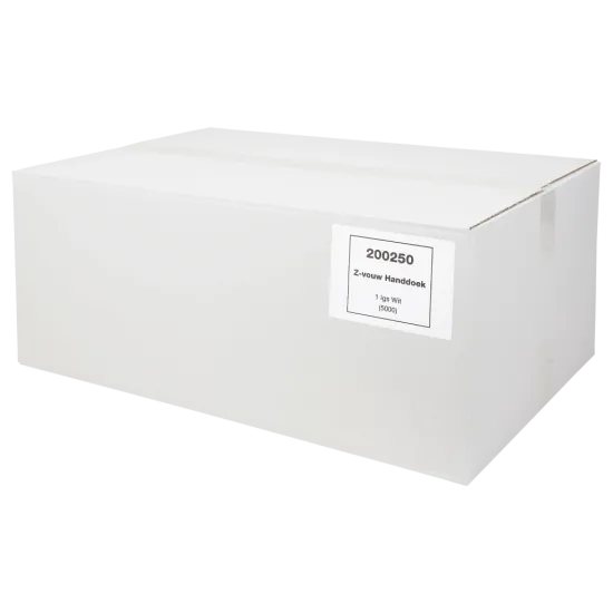 Handdoeken Z Gevouwen 1 Laags 23 x 25 cm 20 x 250