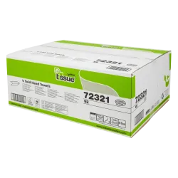 Papieren Handdoeken Z Gevouwen E-Tissue Recycled 2 Laags 21 x 21.5 cm | 15 x 200 Doeken