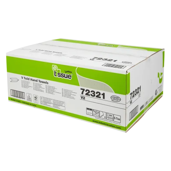 Papieren Handdoeken Z Gevouwen Recycled 2 Laags 21 x 21.5 cm 3000 Doeken