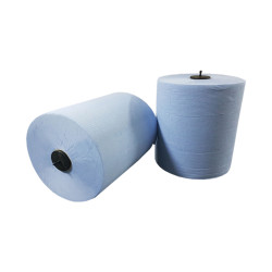 Handdoekrol PLD Matic 2 Laags 21cm Blauw | 6 x 150 meter