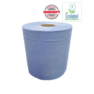 Handdoekrol Midi Centerfeed Food ISEGA 2 Laags 20cm Blauw | 6 x 135 meter