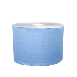 Industriepapier verlijmd Mixed Cellulose 2 Laags | 22cm | Blauw | 2 x 360 meter