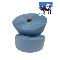 Industriepapier Uierpapier verlijmd 3 Laags 22cm Blauw | 2 x 350 meter