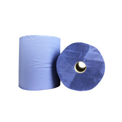 Industriepapier verlijmd 100% Cellulose 26cm Blauw | 2 x 190 meter