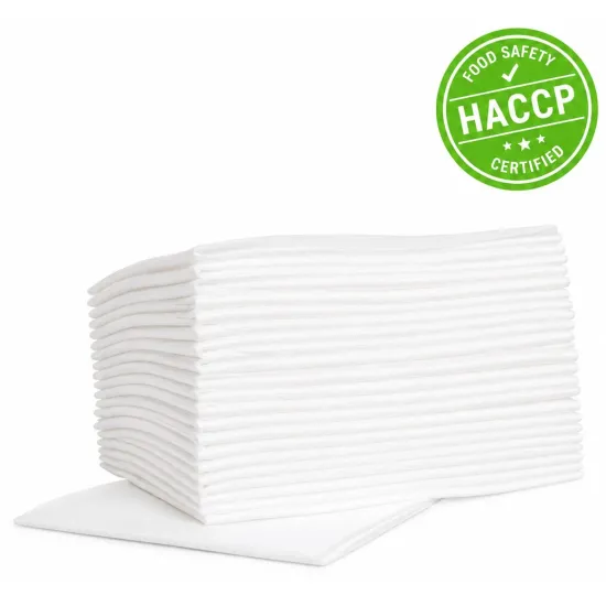 HACCP Food Sopdoek 1/4 vouw 38 x 40 cm Wit | 10 x 25 Doeken