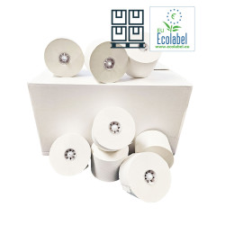 Toiletpapier Doprol EU Ecolabel | Tissue Wit | 2 laags | 100 meter | 1008 Rollen per Pallet