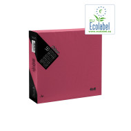 Servetten Bordeaux 1/4 Vouw  EU Ecolabel 2 Laags 40 x 40 cm | 24 x 50 Servetten