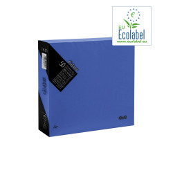 Servetten Blauw 1/4 Vouw EU Ecolabel 2 Laags 40 x 40 cm | 24 x 50 Servetten