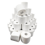 Toiletpapier Traditioneel 2 Laags 200 Vel | 12 x 4 Rollen (48 rollen)