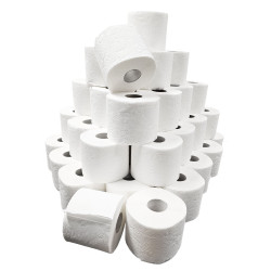 Toiletpapier Traditioneel 2 Laags 200 Vel | 12 x 4 Rollen (48 rollen)