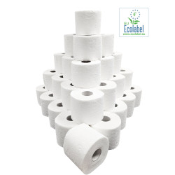 Toiletpapier Traditioneel EU Ecolabel 2 Laags 400 Vel | 10 x 4 Rollen (40 rollen)