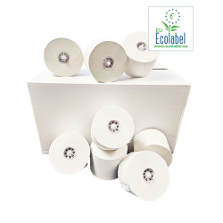 Toiletpapier Doprol EU Ecolabel Tissue Wit 2 laags 100 meter op Rol | 36 Rollen