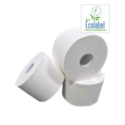 Toiletpapier Compact EU Ecolabel 2 laags 100 meter op Rol | 24 Rollen