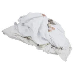 Poetslappen WTRW Wit met Gekleurde Rand (100% Tricot) 5 kilo Poetslappen WTRW Wit met Gekleurde Rand (100% Tricot) 5 kilo
