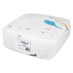 Poetslappen WTRW Wit met Gekleurde Rand  (100% Tricot) 10 kilo